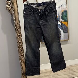 Rock & Republic Dark Wash Straight Jeans